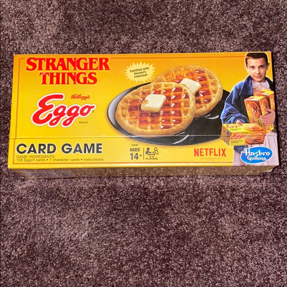 Stranger Things Eggo Card Game!